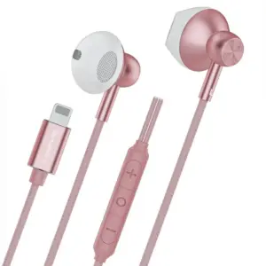 XSSIVE STEREO EARPHONES FOR IPHONE XSS-EP24P - PINK